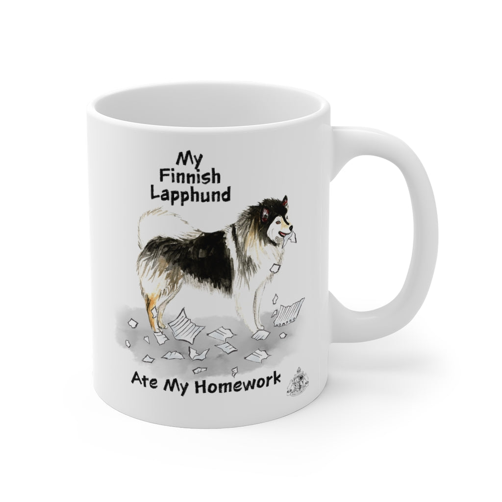 My Finnish Lapphund Ate My Homework Mug