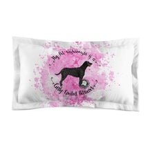 Load image into Gallery viewer, Curly-Coated Retriever Pet Fashionista Pillow Sham