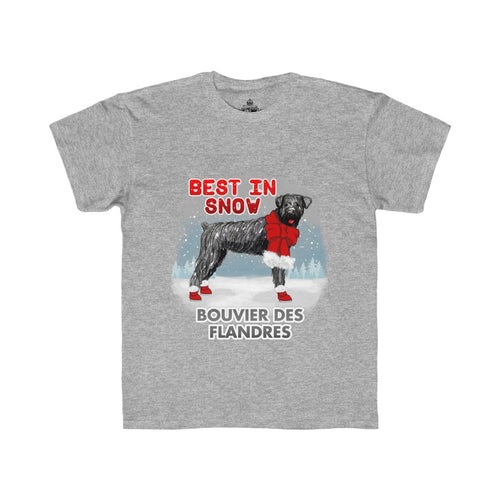 Bouvier Des Flandres Best In Snow Kids Regular Fit Tee