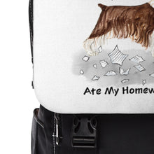 Load image into Gallery viewer, My English Springer Spaniel Ate My Homework Backpack