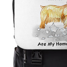Load image into Gallery viewer, My Norfolk Terrier Ate My Homework Backpack
