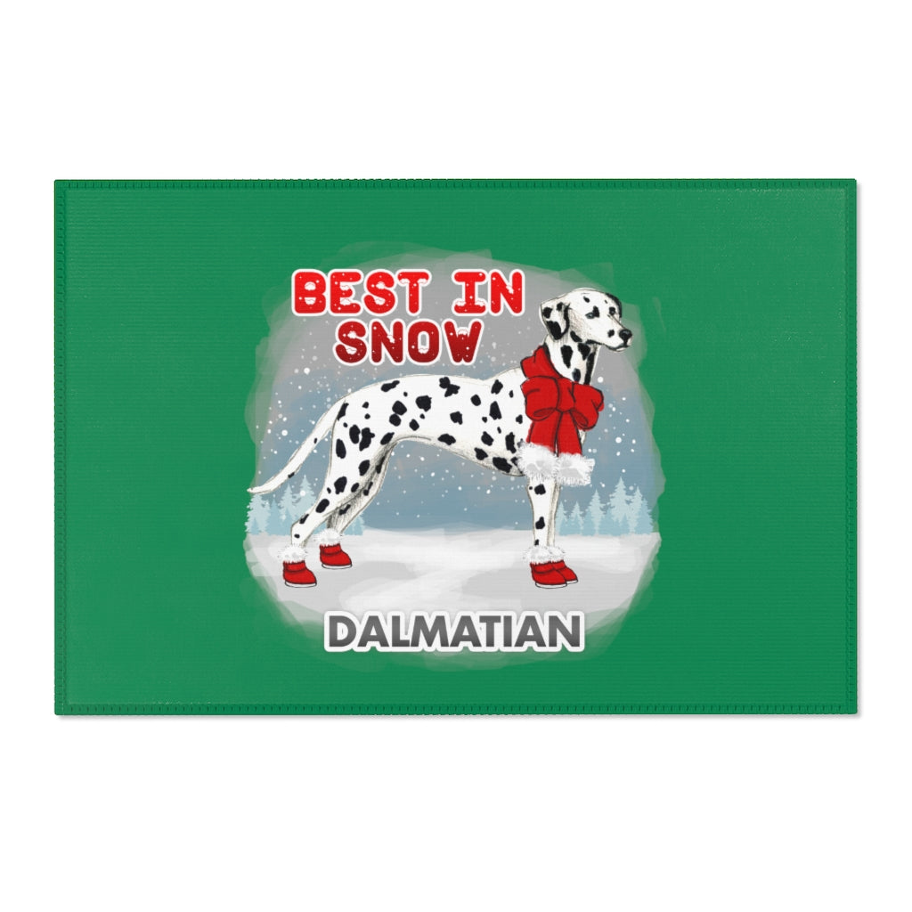 Dalmation Best In Snow Area Rug
