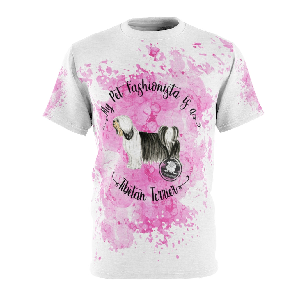 Tibetan Terrier Pet Fashionista All Over Print Shirt