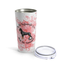 Load image into Gallery viewer, Black and Tan Coonhound Pet Fashionista Tumbler