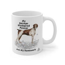 Load image into Gallery viewer, My German Wirehaired Pointer Ate My Homework Mug