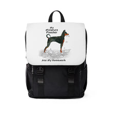 Load image into Gallery viewer, My Miniature Pinscher Ate My Homework Backpack