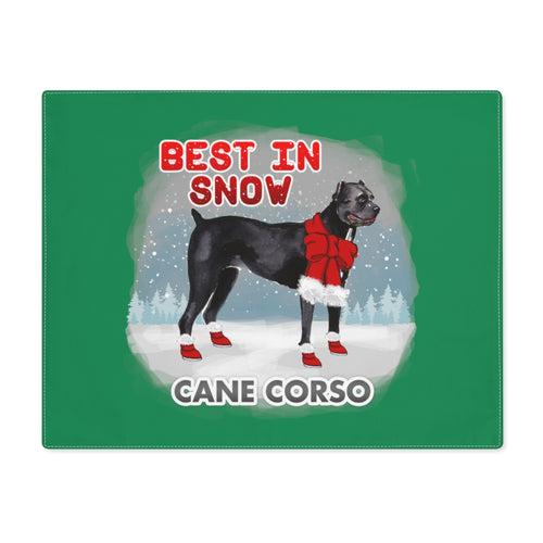 Cane Corso Best In Snow Placemat