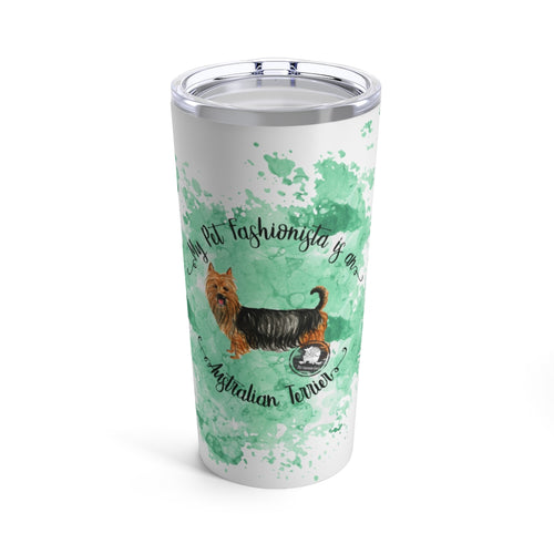 Australian Terrier Pet Fashionista Tumbler