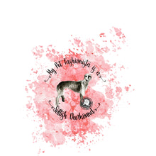Load image into Gallery viewer, Scottish Deerhound Pet Fashionista Duvet Cover