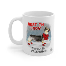 Load image into Gallery viewer, Swedish Vallhund Best In Snow Mug