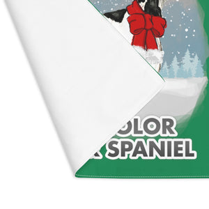 Parti-Color Cocker Spaniel Best In Snow Placemat