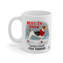 Load image into Gallery viewer, Wire Hair Fox Terrier Best In Snow Mug