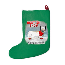 Load image into Gallery viewer, Skye Terrier Best In Snow Christmas Stockings