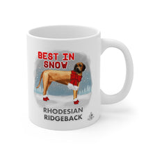 Load image into Gallery viewer, Rhodesian Ridgeback Best In Snow Mug