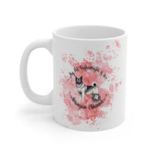 Load image into Gallery viewer, Norwegian Elkhound Pet Fashionista Mug