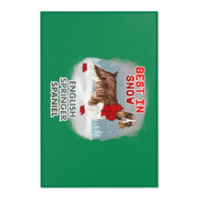 Load image into Gallery viewer, English Springer Spaniel Best In Snow Area Rug