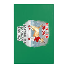 Load image into Gallery viewer, Portuguese Podengo Pequeno Best In Snow Area Rug