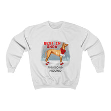 Load image into Gallery viewer, Pharoah Hound Best In Snow Heavy Blend™ Crewneck Sweatshirt