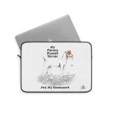 Load image into Gallery viewer, My Parson Russell Terrier Ate My Homework Laptop Sleeve