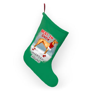 Pharoah Hound Best In Snow Christmas Stockings