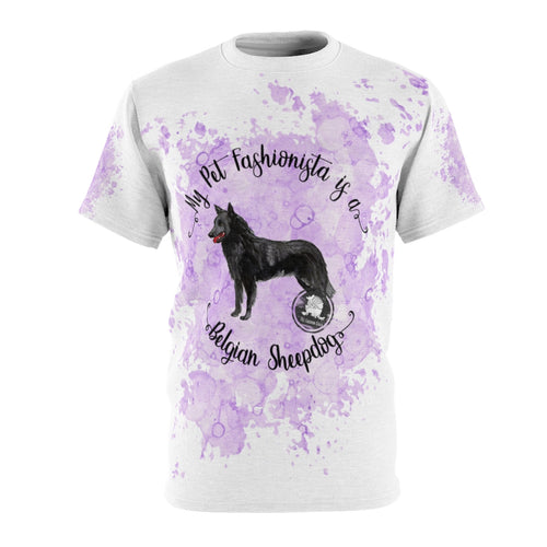 Belgian Sheepdog Pet Fashionista All Over Print Shirt