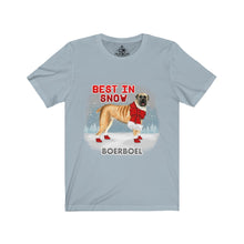 Load image into Gallery viewer, Boerboel Best In Snow Unisex Jersey Short Sleeve Tee