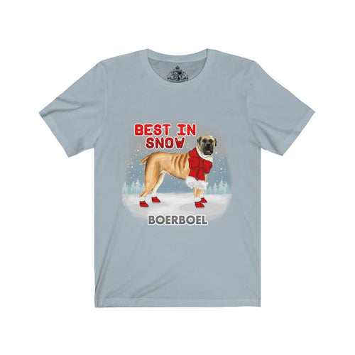 Boerboel Best In Snow Unisex Jersey Short Sleeve Tee