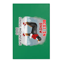 Load image into Gallery viewer, Swiss Mountain Dog Best In Snow Area Rug