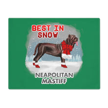Load image into Gallery viewer, Neapolitan Mastiff Best In Snow Placemat