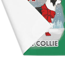Load image into Gallery viewer, Border Collie Best In Snow Placemat