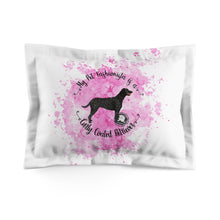 Load image into Gallery viewer, Curly-Coated Retriever Pet Fashionista Pillow Sham