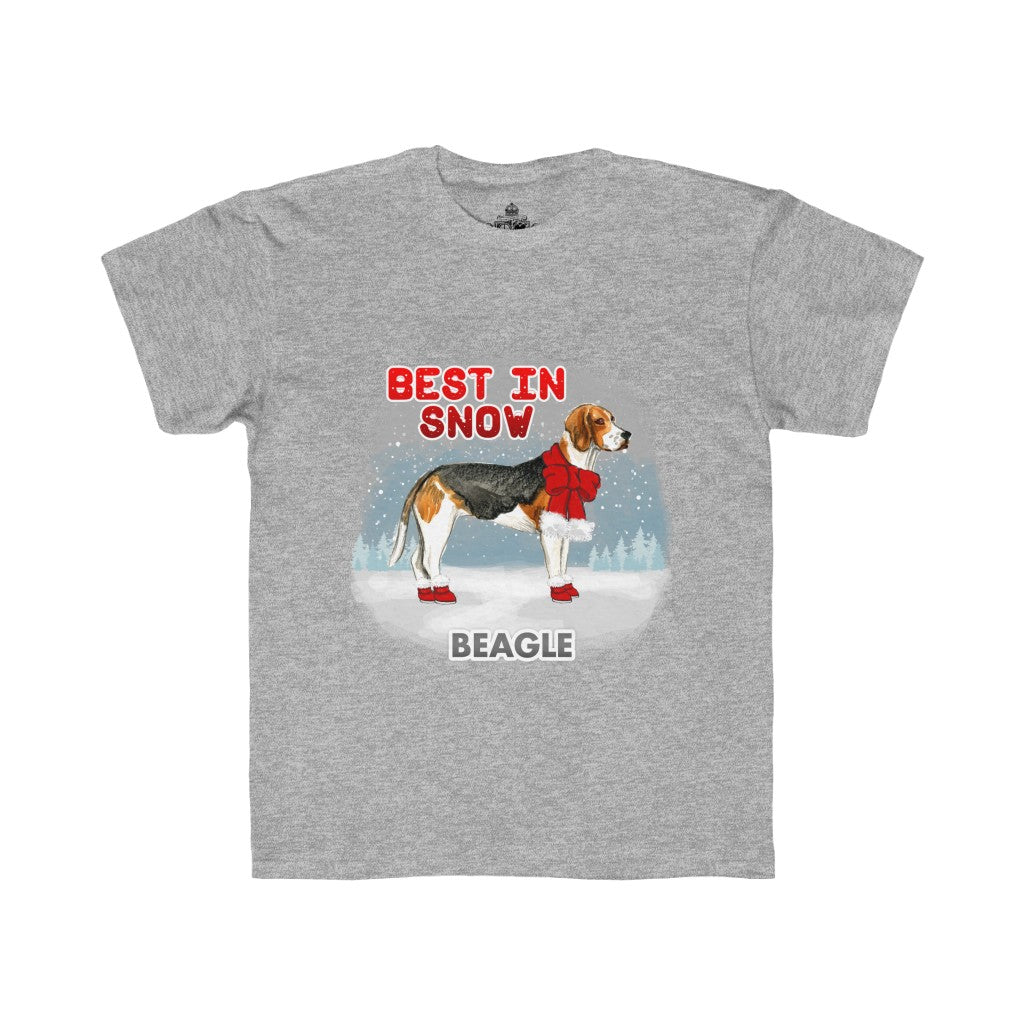 Beagle Best In Snow Kids Regular Fit Tee