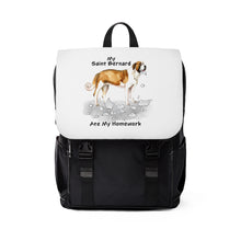 Load image into Gallery viewer, My Saint Bernard Ate My Homework Backpack