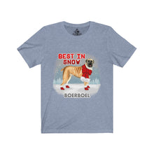 Load image into Gallery viewer, Boerboel Best In Snow Unisex Jersey Short Sleeve Tee