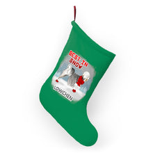 Load image into Gallery viewer, Lowchen Best In Snow Christmas Stockings