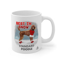 Load image into Gallery viewer, Standard Poodle Best In Snow Mug