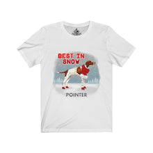 Load image into Gallery viewer, Pointer Best In Snow Unisex Jersey Short Sleeve Tee