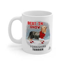 Load image into Gallery viewer, Yorkshire Terrier Best In Snow Mug