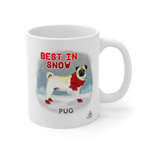Load image into Gallery viewer, Pug Best In Snow Mug