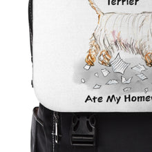 Load image into Gallery viewer, My West Highland White Terrier Ate My Homework Backpack