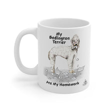 Load image into Gallery viewer, My Bedlington Terrier Ate My Homework Mug