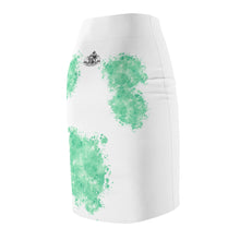 Load image into Gallery viewer, Green Splash Pet Fashionista Pencil Skirt
