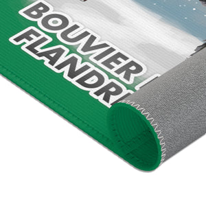 Bouvier Des Flandres Best In Snow Area Rug