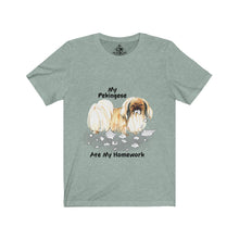 Load image into Gallery viewer, My Pekingese Ate My Homework Unisex Jersey Short Sleeve Tee
