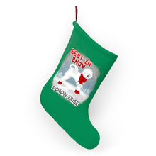 Load image into Gallery viewer, Bichon Frise Best In Snow Christmas Stockings