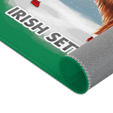 Load image into Gallery viewer, Irish Setter Best In Snow Area Rug