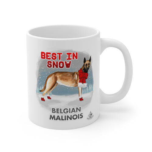 Belgian Malinois Best In Snow Mug