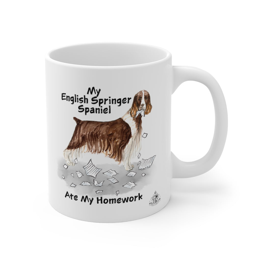 My English Springer Spaniel Ate My Homework Mug