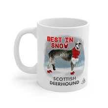 Load image into Gallery viewer, Scottish Deerhound Best In Snow Mug