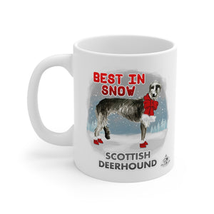 Scottish Deerhound Best In Snow Mug